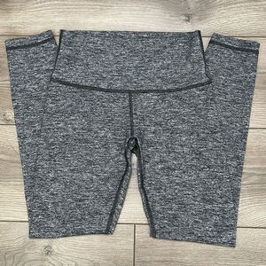 Lululemon Wunder‎ Under Hi-Rise 7/8 Tight 25" Heathered Black Gray Size 6